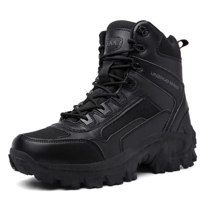Mens Climbing Boots Wear-resistant Puncture-resistant