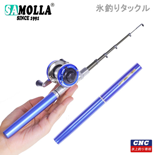 Telescopic Mini  Rod And Reel Combo Set  Ice Fishing