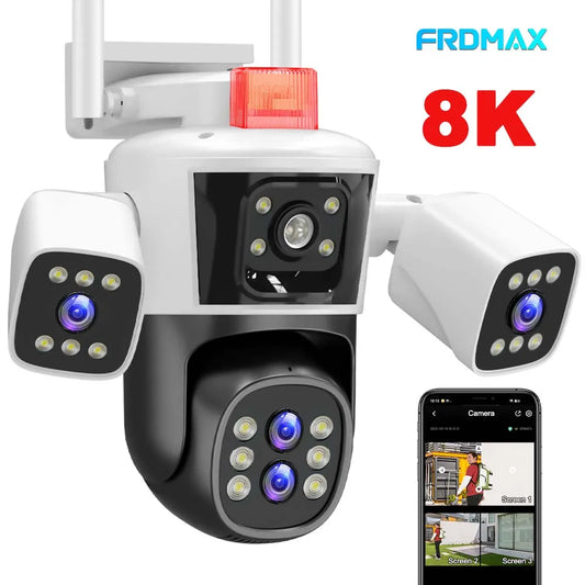 8K 16MP WiFi 10X Zoom  Motion Detection Surveillance Camera