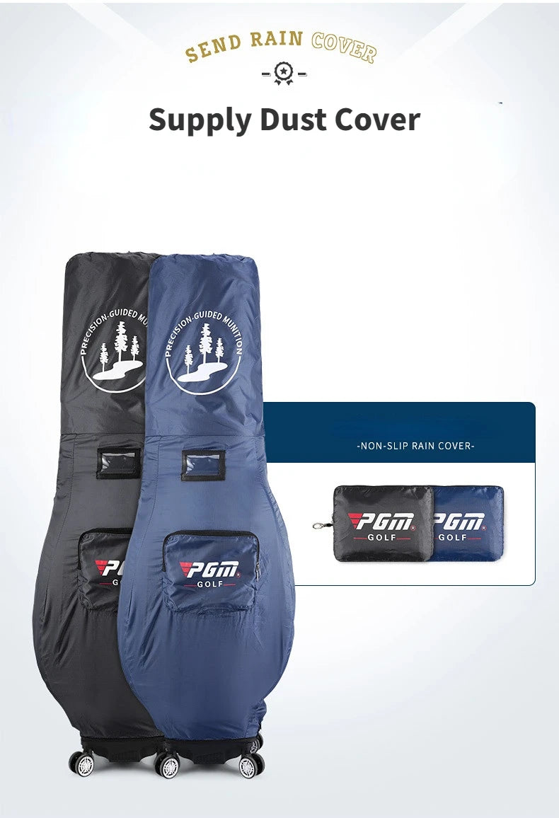 PGM High Capacity Golf Bag Four Wheel Waterproof Microfiber Leather