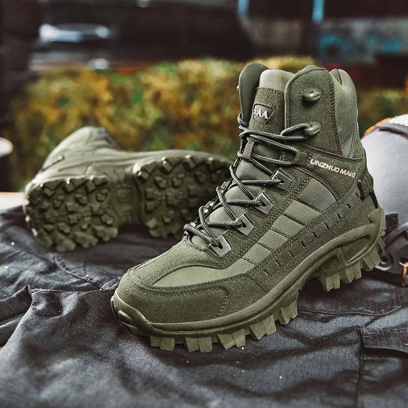 Men's Desert Combat  Non-slip Tactical Hiking Boots