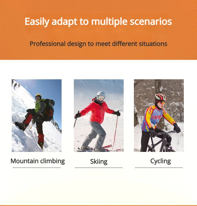 Rechargeable Heated Gloves With Touch screen