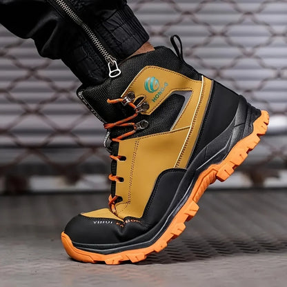 Men's Waterproof  Steel Toe Work Boots