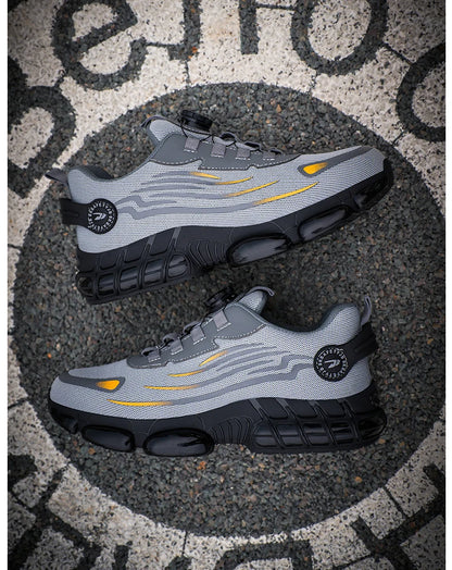 Soft sole comfortable anti-smash anti-puncture safety shoe