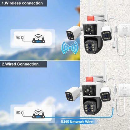 8K 16MP WiFi 10X Zoom  Motion Detection Surveillance Camera