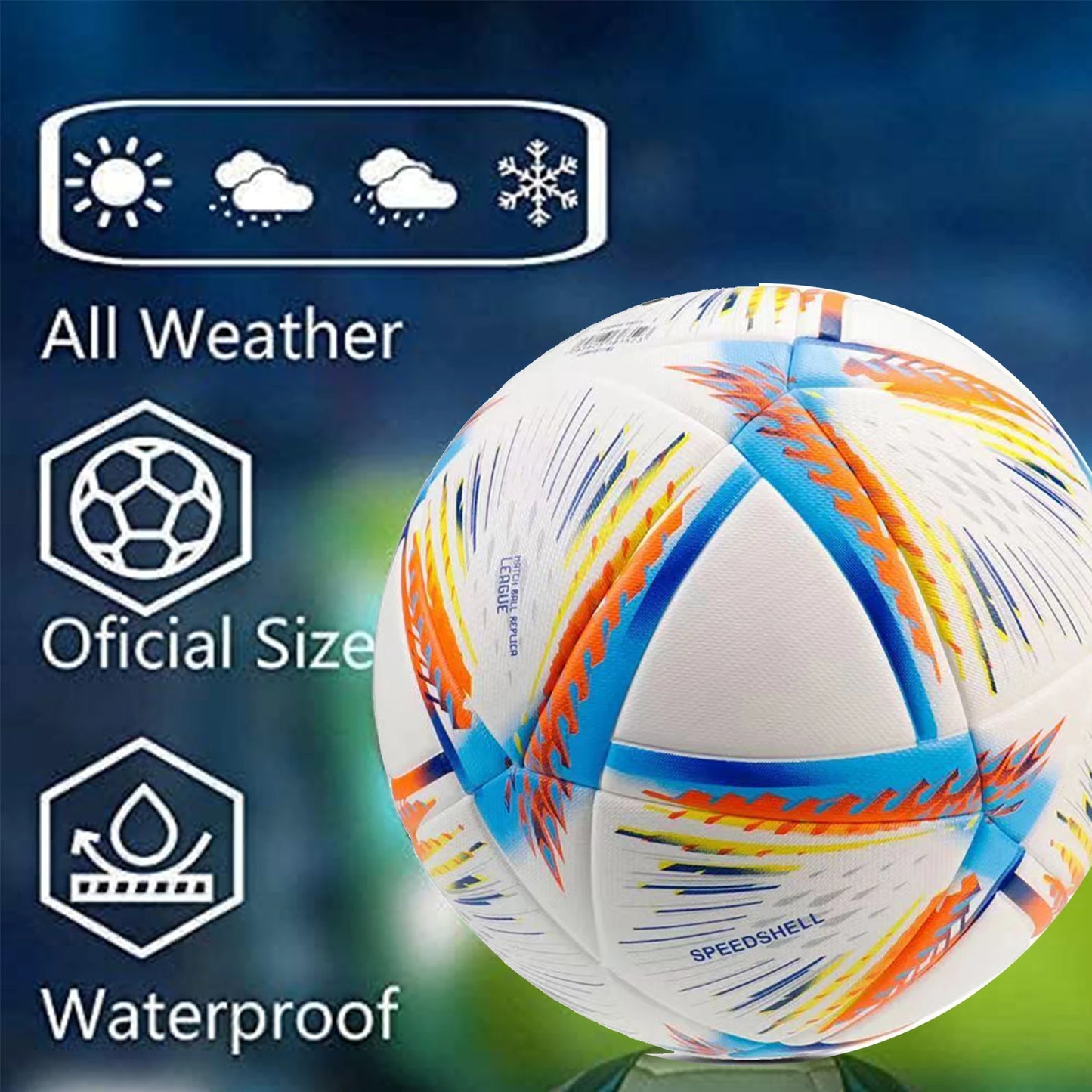 2026 New Speedshell Soccer Ball Standard Size 5