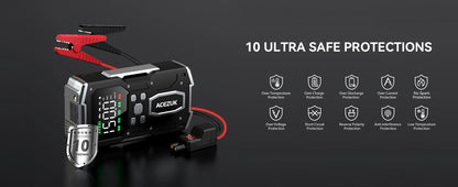 3000A/4000A/5000A Jump Starter External Battery 12V Starting Device