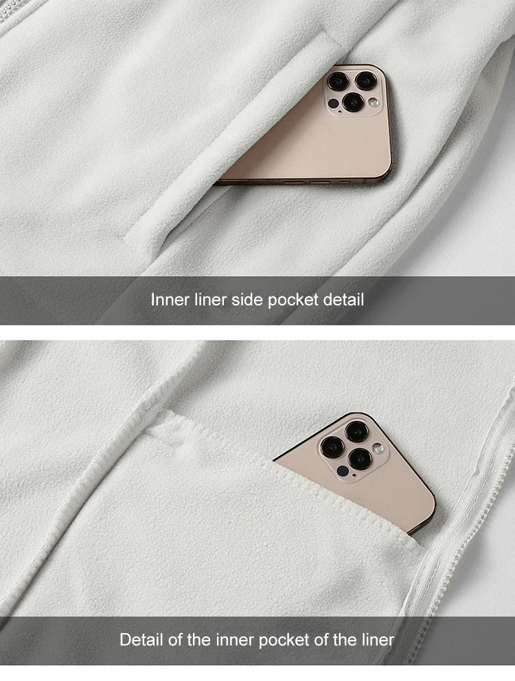 Outdoor Clothing 3 In 1 Men Women  Cold-proof Windbreaker