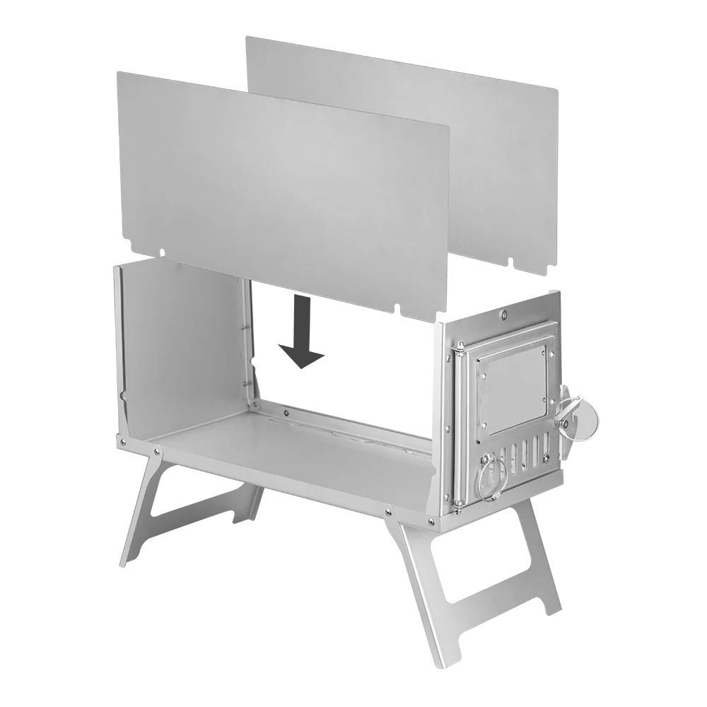 Outdoor Tent Stove Portable Heater Wood Burning Stove