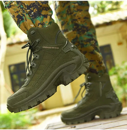 Men's High-top Desert Waterproof Tactical Boots