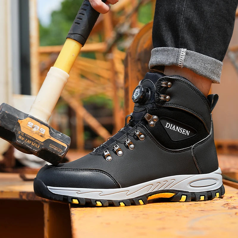 Men's Safety Steel Toe  Work Boots