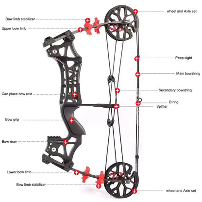 M109EA Hunting Fishing Competition Compound Bow for