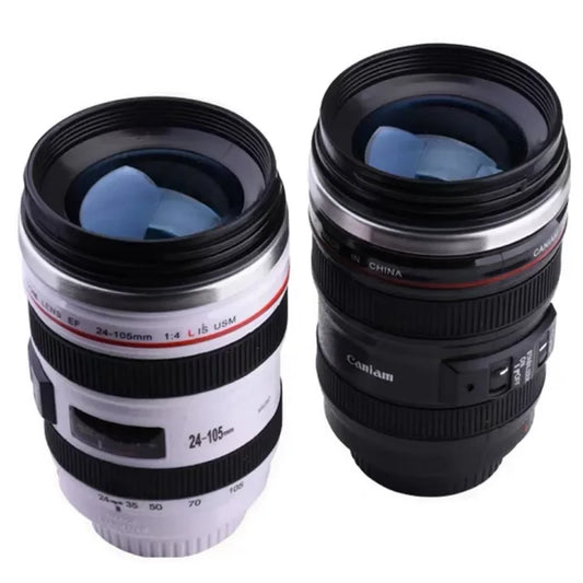 380ml Stainless Steel Camera EF24-105mm Coffee Lens