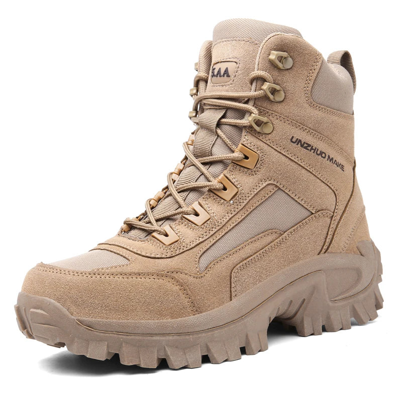 Mens Climbing Boots Wear-resistant Puncture-resistant