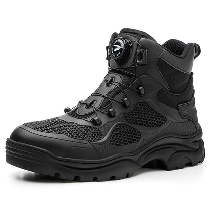 High-Top Work Boots Steel Toe
