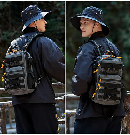 Fishing Lure Backpack with Rod Holder