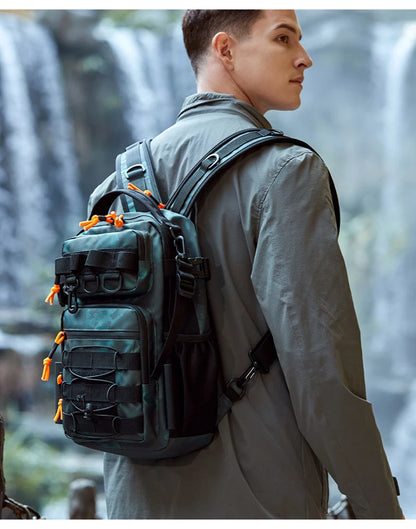 Fishing Lure Backpack with Rod Holder