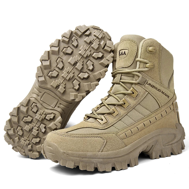 Men's Desert Combat  Non-slip Tactical Hiking Boots