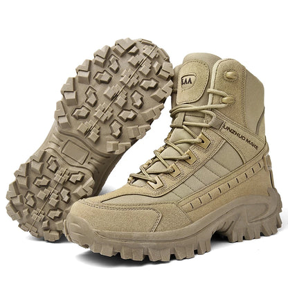 Men's Desert Combat  Non-slip Tactical Hiking Boots