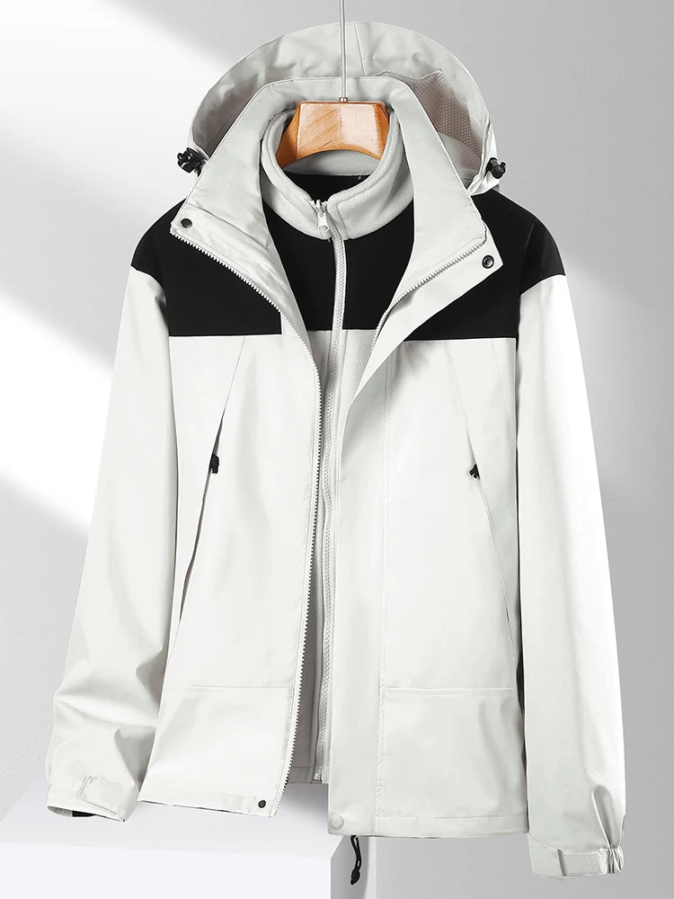 Outdoor Clothing 3 In 1 Men Women  Cold-proof Windbreaker