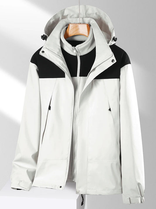 Outdoor Clothing 3 In 1 Men Women  Cold-proof Windbreaker