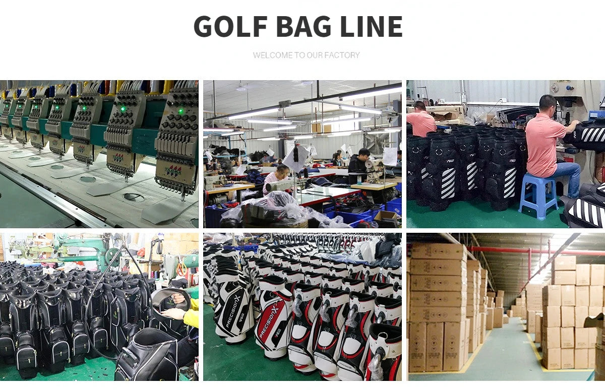 PGM High Capacity Golf Bag Four Wheel Waterproof Microfiber Leather