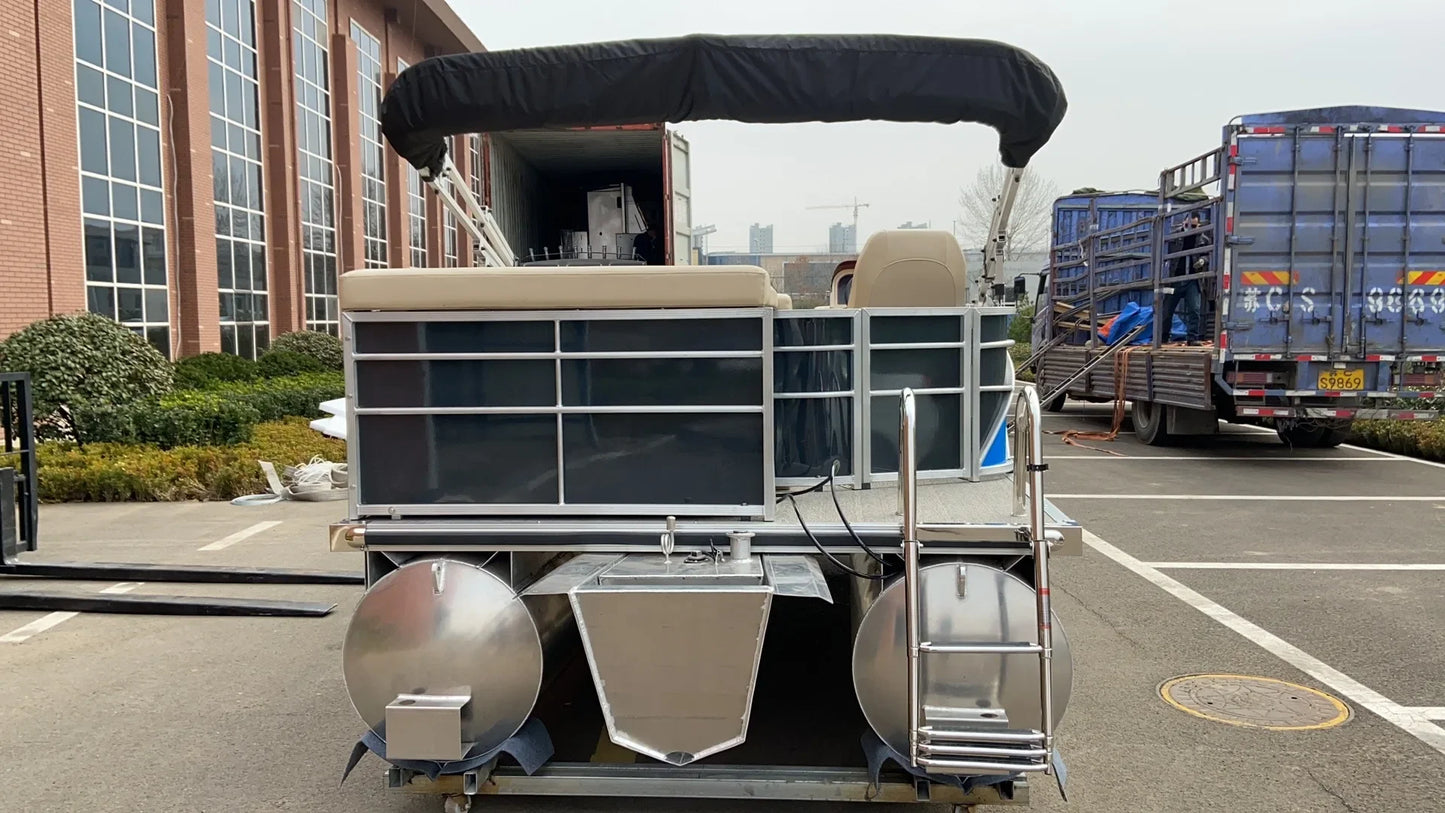 【Best-selling】17ft Fishing Large Pontoon Boats