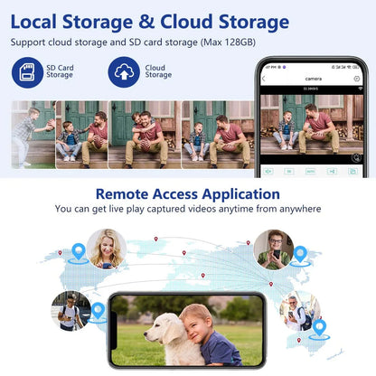 12MP 6K Outdoor WIFI CCTV 8MP Surveillance Cam