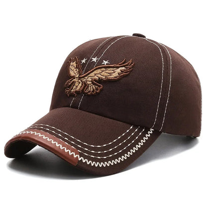 Baseball Cap Eagle Embossed