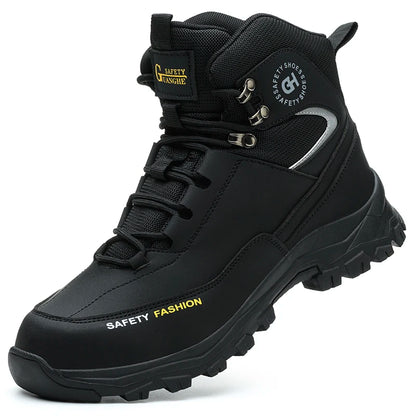 Waterproof Work Boots Men's Safety Steel Toe