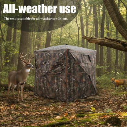Camouflage Pop-Up Hunting Blind Easy Setup