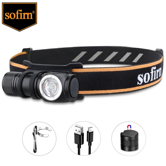 Sofirn HS10 USB C Rechargeable Mini Headlamp 1100lmn with Magnet