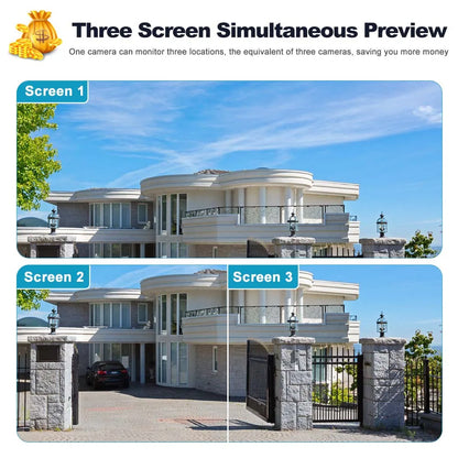 12MP 6K Outdoor WIFI CCTV 8MP Surveillance Cam