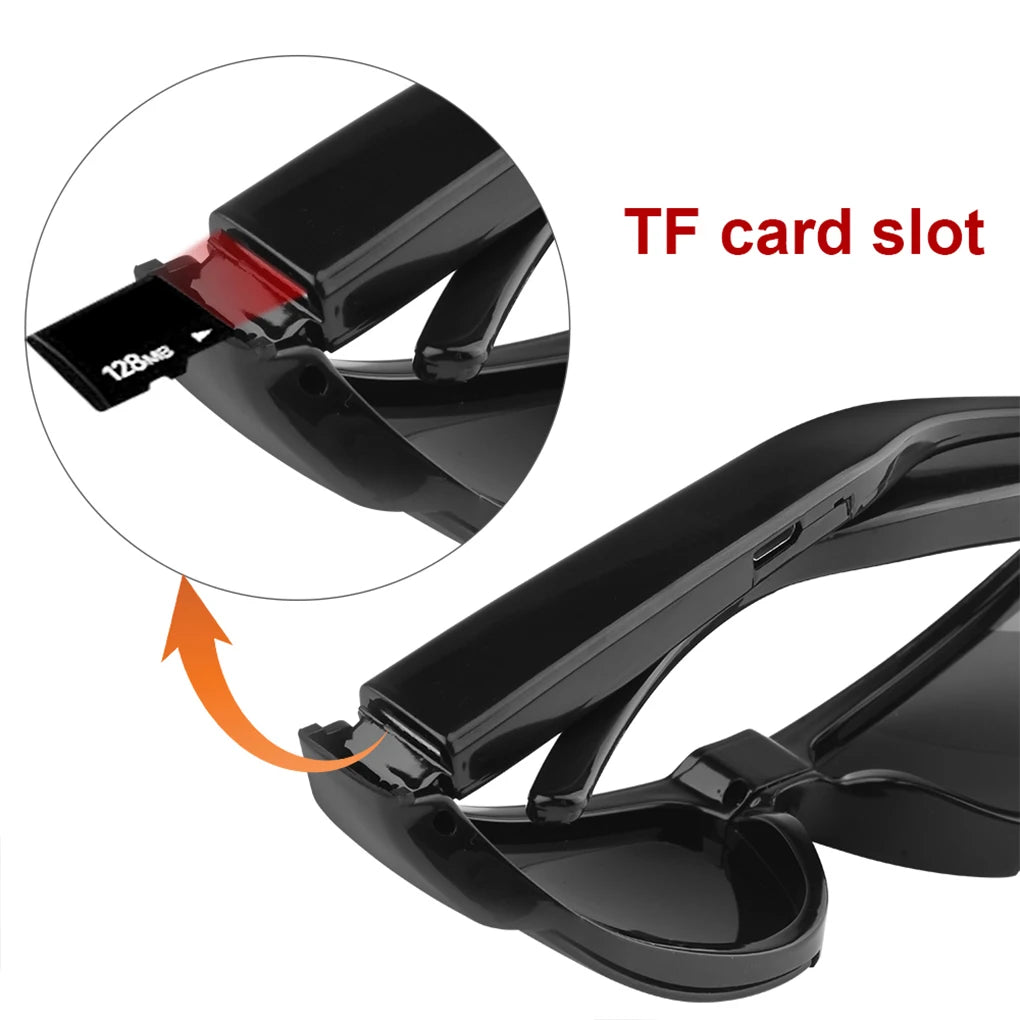 Wearable Portable Mini Glasses  Camcorder For Driving