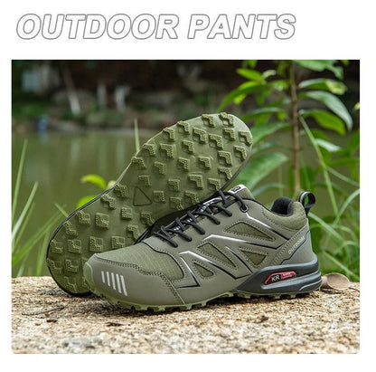 Men's Outdoor Waterproof Leather Hiking Shoes