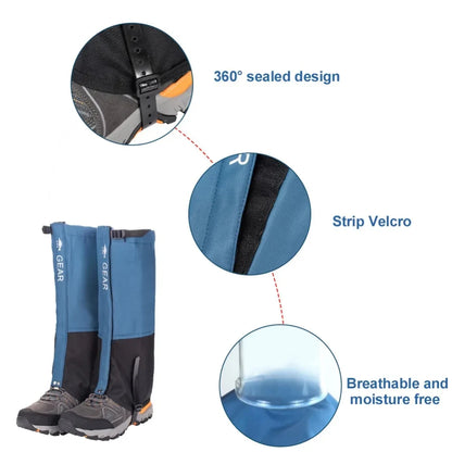 Outdoor Travel Leg Warmers Hiking Leg Gaiter Waterproof