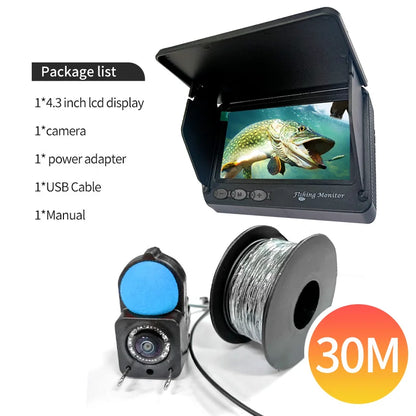 Portable Depth Finder1080P 4.3 Inch LCD Fish Finder