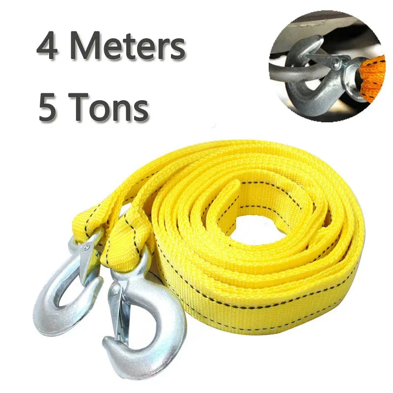 1 Pcs 3M/4M Car Tow Cable Heavy Duty 3Ton/5Ton