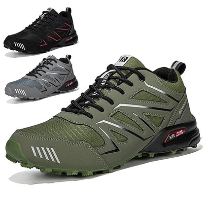 Men's Outdoor Waterproof Leather Hiking Shoes