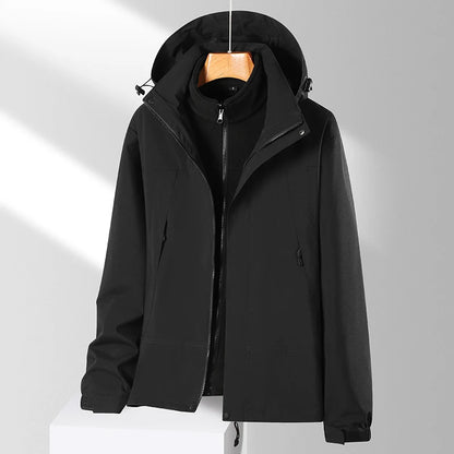 Outdoors Clothing 3 In 1 Men Women  Cold-proof Windbreaker