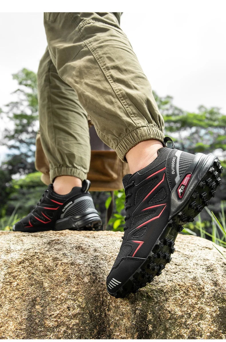 Men's Outdoor Waterproof Leather Hiking Shoes