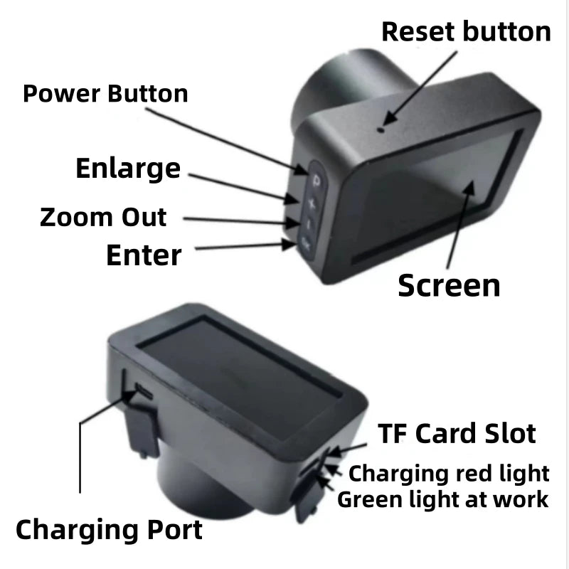 60X HD Zoom Spotting Scope Powerful Magnification