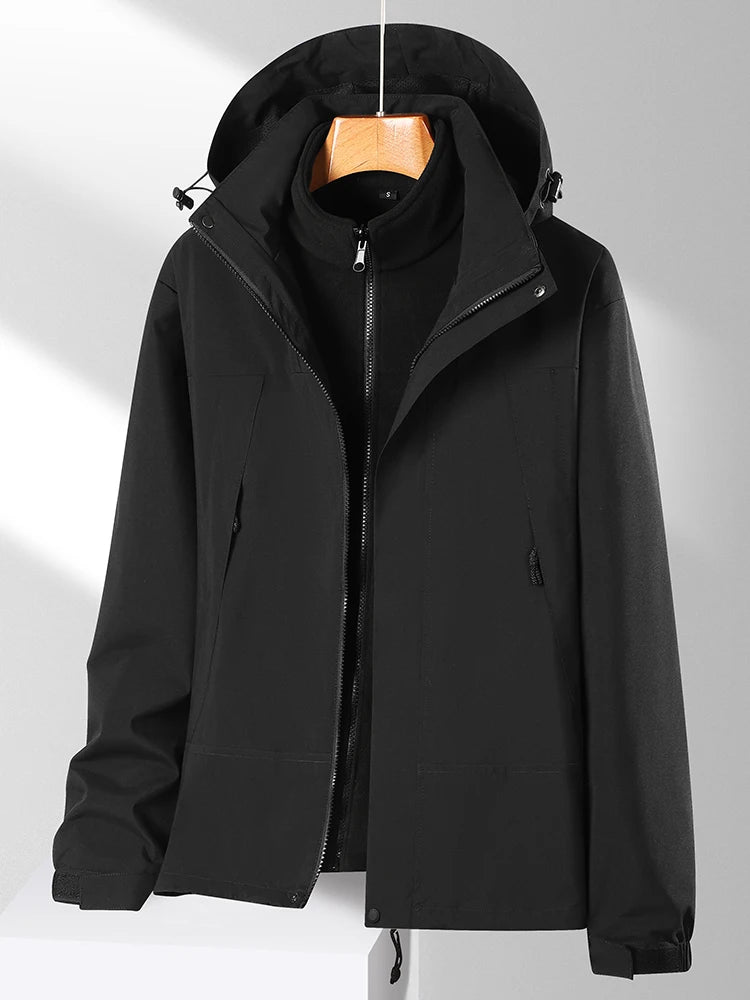 Outdoors Clothing 3 In 1 Men Women  Cold-proof Windbreaker