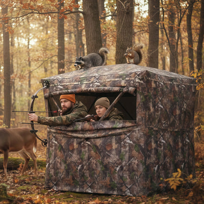 Camouflage Pop-Up Hunting Blind Easy Setup