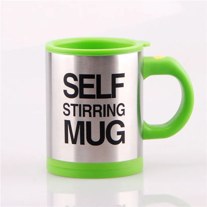 Mug 400ml Self Stirring  Stainless Steel with Lid